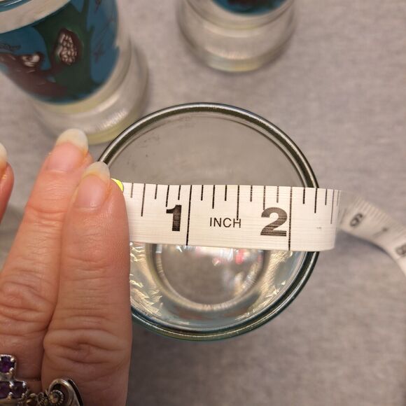 Vtg Sue Bee Honey Juice Glasses SET OF 4 BEAR HONEY BEES 5" Kids Drinking Glass - Picture 6 of 7